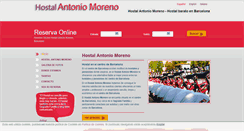 Desktop Screenshot of hostalantoniomoreno.com